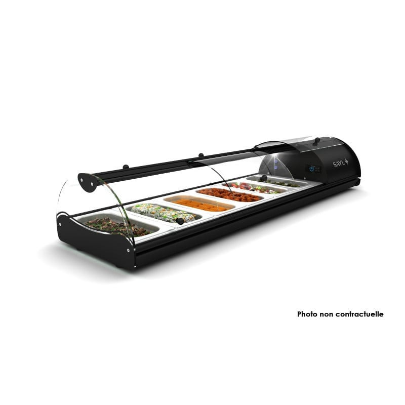 Sayl - Vitrine Réfrigérée à Tapas Self-Service Cuve Plane - 1085 à 2140 mm - S4NP