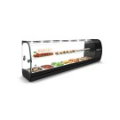 Sayl - Vitrine Tapas Réfrigérée 2 Etagères Série SLIM avec 7 Bacs GN 1/6 - VSL7
