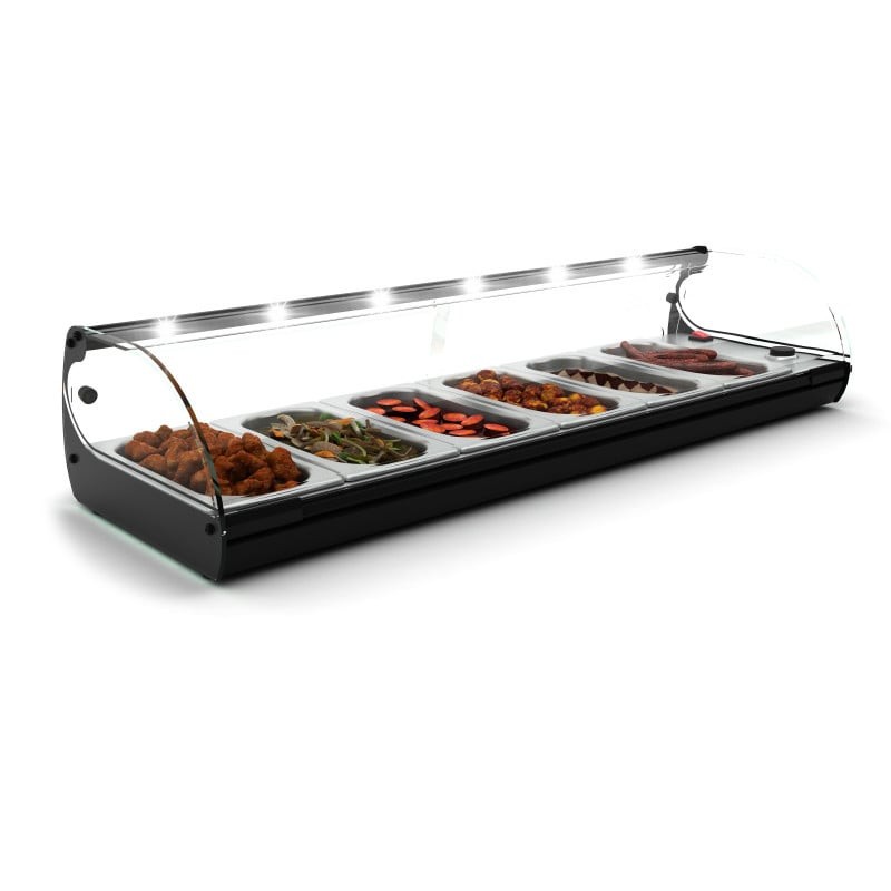 Sayl - Vitrine Chaude Bain-Marie Série Standard - 840 à 1190 mm - C4
