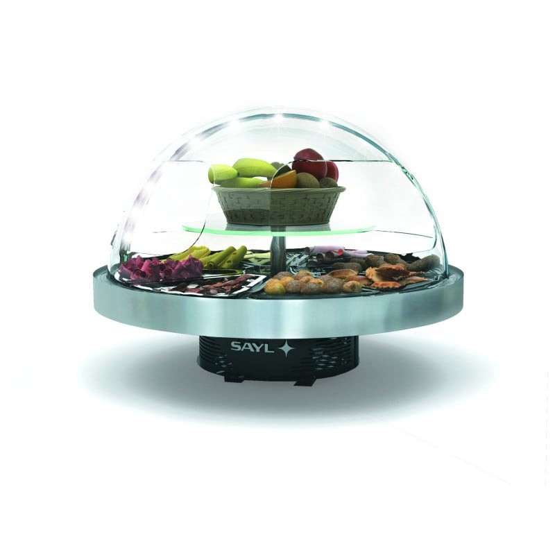 Sayl - Buffet Réfrigéré Dôme Vision 360 Libre Service - 950x750 mm - BUF360