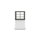 Sayl - Vitrine Chaude à 4 Faces Base 60 Serie Integra - H 1400 mm et Sans Accès Frontal - IN60/50-140C