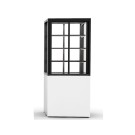 Sayl - Vitrine Chaude 4 Faces Base 60 - H 1400 mm et Accès Frontal - IN60/80-140CA