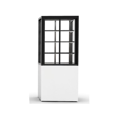 Sayl - Vitrine Neutre à 4 Faces Base 60 - H 1400 mm et Accès Frontal - IN60/80-140NA
