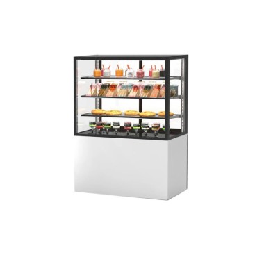 Sayl - Vitrine Chaude 4 Faces Base 100 Serie Integra - H 1400 mm et Sans Accès Frontal - IN100/50-140C