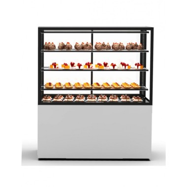 Sayl - Vitrine Chaude à 4 Faces Base 100 - H 1400 mm et Sans Accès Frontal - IN100/80-140C
