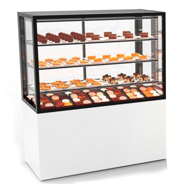 Sayl - Vitrine Chaude à 4 Faces Base 100 - H 1400 mm et Accès Frontal - IN100/80-140CA