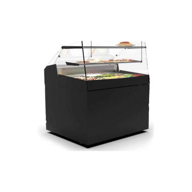 Sayl - Vitrine Réfrigérée Horizontale Positive - 1000 x 882 x 500 mm - Avec Meuble Inférieur - LM10P