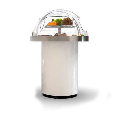 Sayl - Buffet Réfrigéré Dôme Vision 360 et Libre Service - 950x750x1350 mm - BUF360P