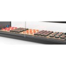 Sayl - Vitrine Sushi Série LOGIC Cuve Plane avec Groupe Déporté - L 1540 mm - VTLG8SGRP