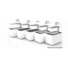 Buffet Réfrigéré Cuve Froide - 1300x700 mm - Anti-Postillons Inversé - Sayl