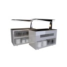 Buffet Réfrigéré Cuve Froide - 1300x700 mm - Anti-Postillons Inversé - Sayl
