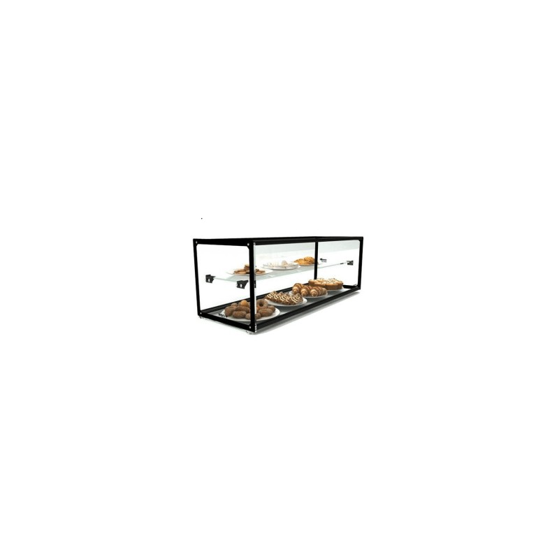 Vitrine Neutre Expo Plano - 920 mm - Moyenne - 2 Nniveaux - LED - Sayl