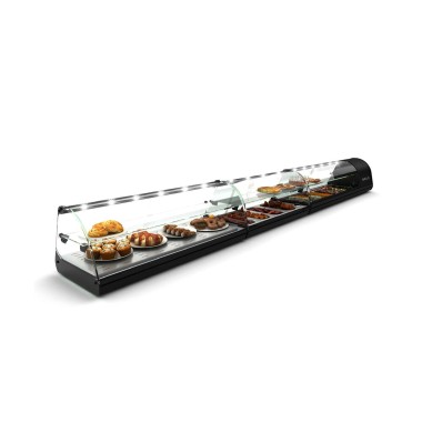 Vitrine à Tapas Réfrigérée Standard - 1438 mm - 2 Étagères - Éclairage - Sayl