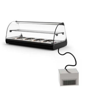 Vitrine Réfrigérée Standard - 840 mm - 1 Étagère - Groupe à Distance - Sayl