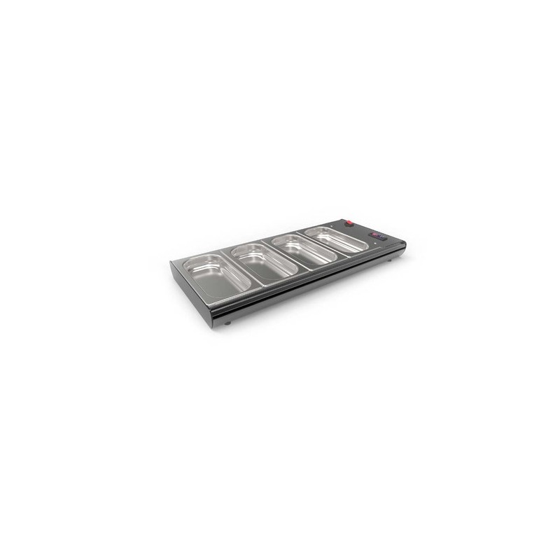 Base Chaude Bain-Marie - 840 mm - 4 Bacs - Sayl