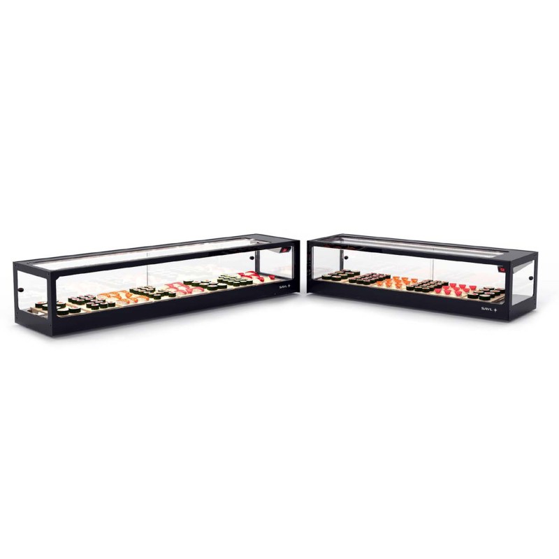 Vitrine à Sushi Réfrigérée Logic - 1540 mm - Groupe à Distance CP - Sayl