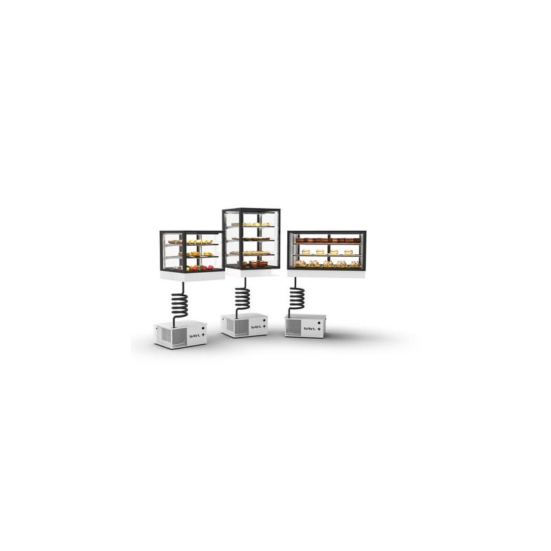 Vitrine Réfrigérée Self-Service Integra - 1000 mm - 3 Étagères - Groupe à Distance - Sayl