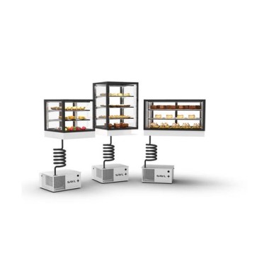 Vitrine Réfrigérée Integra - 1200 mm - 3 Étagères - Groupe à Distance 90 cm - Sayl