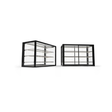 Vitrine Neutre Self-Service Integra - 1200 mm - 3 Étagères - Sur Comptoir - Sayl