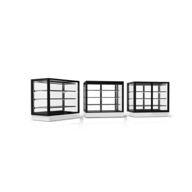 Vitrine Chaude Grab & Go Integra - 1000 mm - 3 Étagères - Sur Comptoir - Sayl