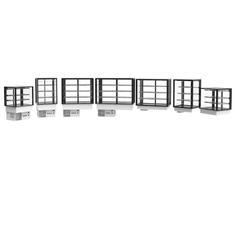 Vitrine Réfrigérée Grab & Go Drop-In Integra - 600 mm - 2 Étagères - Sayl