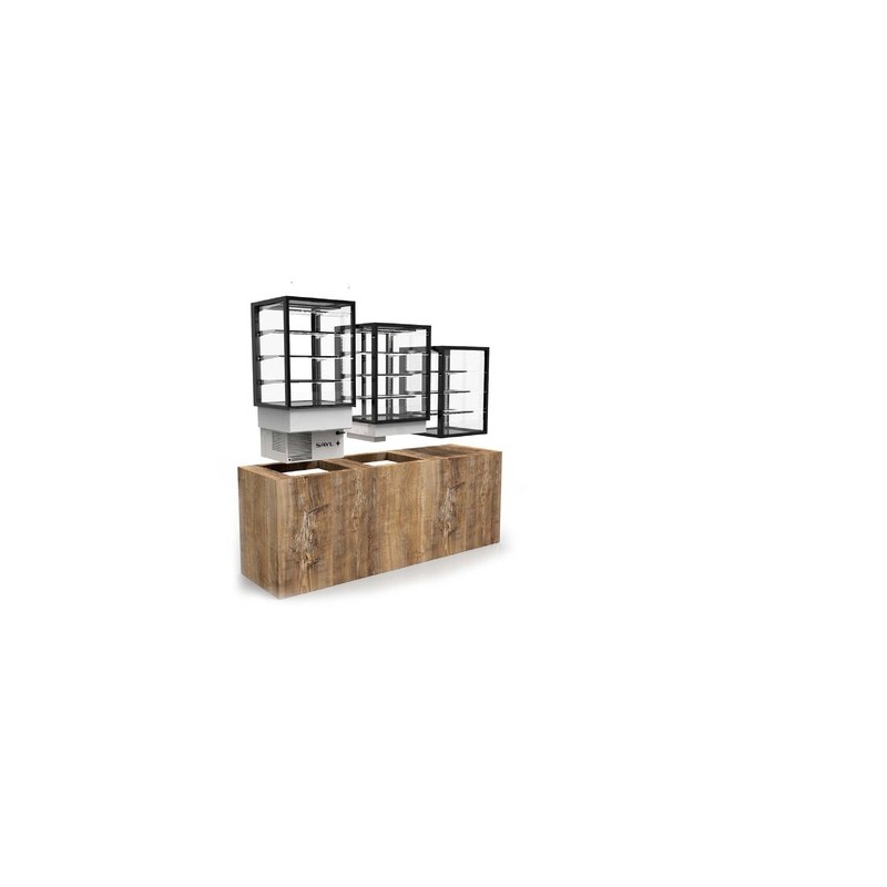 Vitrine Chaude Drop-In Integra - 600 mm - 2 Étagères - Grab & Go - Sayl