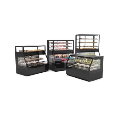 Vitrine Combi Double Réfrigérée Integra - 1200 mm - 3 Nniveaux - Sayl