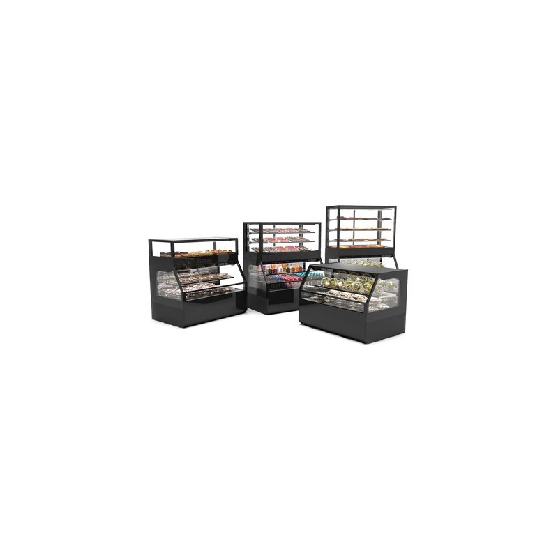 Vitrine Combi Double Réfrigérée Integra - 1200 mm - 3 Nniveaux - Sayl