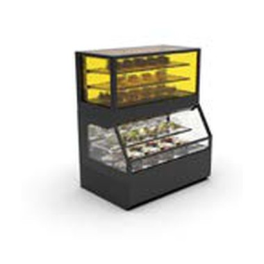 Vitrine Combi Neutre Integra - 1000 mm - 1 Étagère - Sayl