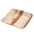 Ecobioshopping - Assiette plate carrée 24x24 cm en feuille de palmier - 25 pièces - 5040