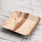 Ecobioshopping - Assiette plate carrée 24x24 cm en feuille de palmier - 25 pièces - 5040