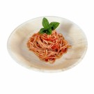 Ecobioshopping - Assiette ronde de 22 cm en feuille de palmier - 25 pièces - 5037