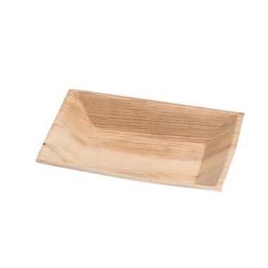 Ecobioshopping - Assiette 17x12 cm en feuille de palmier - 25 pièces - 3391