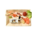 Ecobioshopping - Assiette 17x12 cm en feuille de palmier - 25 pièces - 3391