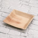 Ecobioshopping - Assiette plate 18x18 cm en feuille de palmier - 25 pièces - 3392