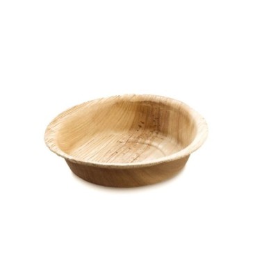 Ecobioshopping - Assiette ronde 12 cm en feuille de palmier - 25 pièces - 5029