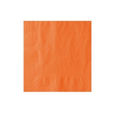 Ecobioshopping - Serviette Orange 2 plis 40x40 cm - 100 pièces - 32286