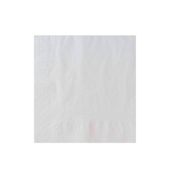 Ecobioshopping - Serviette blanche 2 plis 38x38 cm - 50 pièces - 32285