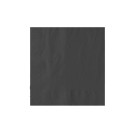 Ecobioshopping - Serviette noire 2 plis 40x40 cm - 100 pièces - 32087