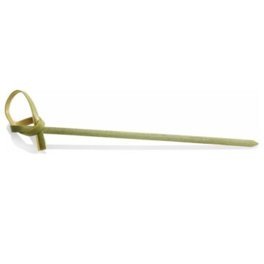 Ecobioshopping - Brochette de Saigon nouée 18 cm en bambou - 250 pièces - 11396