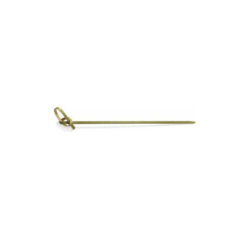 Ecobioshopping - Brochette Saigon nouée de 15 cm en bambou - 250 pièces - 11395