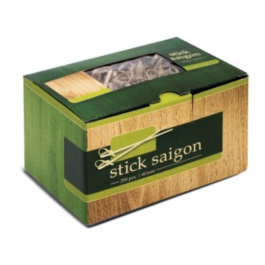 Ecobioshopping - Brochette Saigon nouée de 15 cm en bambou - 250 pièces - 11395