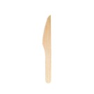 Ecobioshopping - Couteau 16,5 cm en bois - 100 pièces - 11968