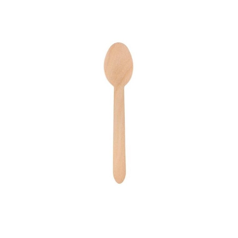 Ecobioshopping - Cuillère 16 cm en bois - 100 pièces - 11970