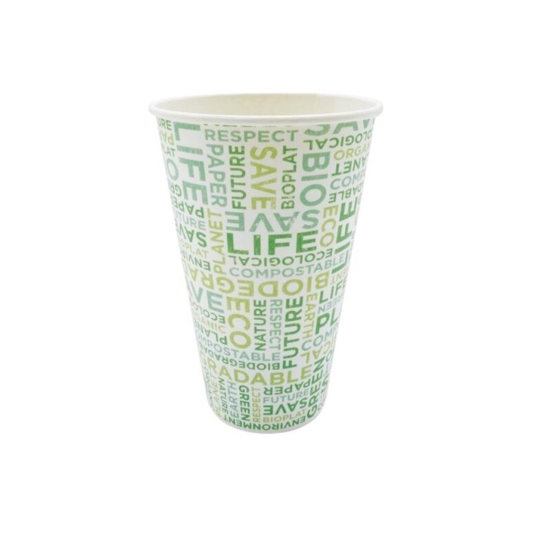 Ecobioshopping - Verre Standard Texte Bio 410 ml - 100 pièces - 42M-64