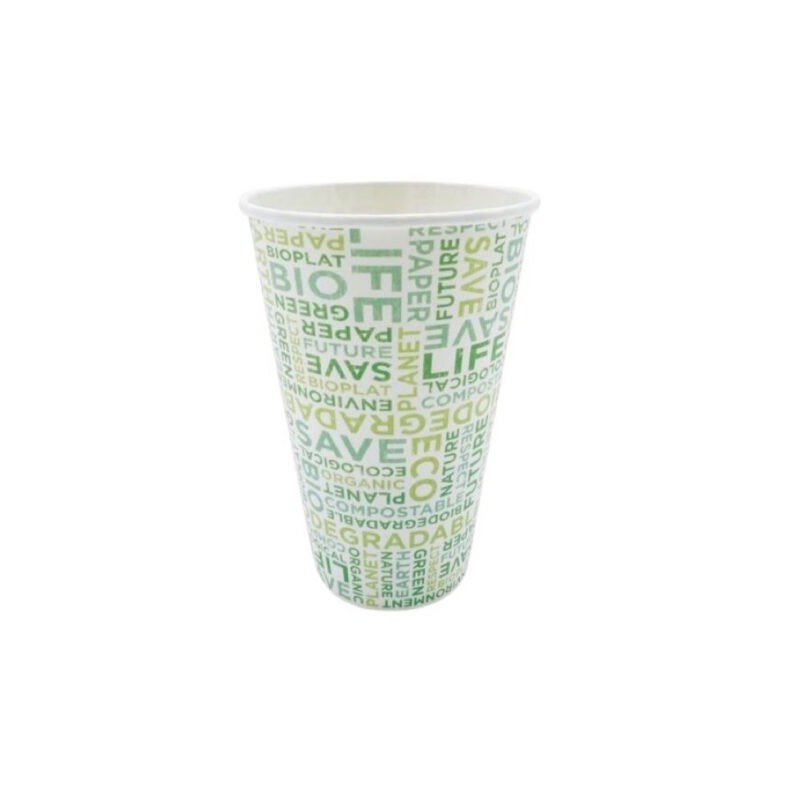 Ecobioshopping - Verre Standard Texte Bio 350 ml - 100 pièces - 37M-64
