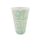 Ecobioshopping - Verre Standard Texte Bio 350 ml - 100 pièces - 37M-64