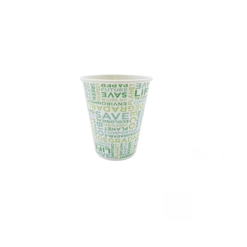 Ecobioshopping - Verre Standard Texte Bio 230 ml - 100 pièces - 20M-64