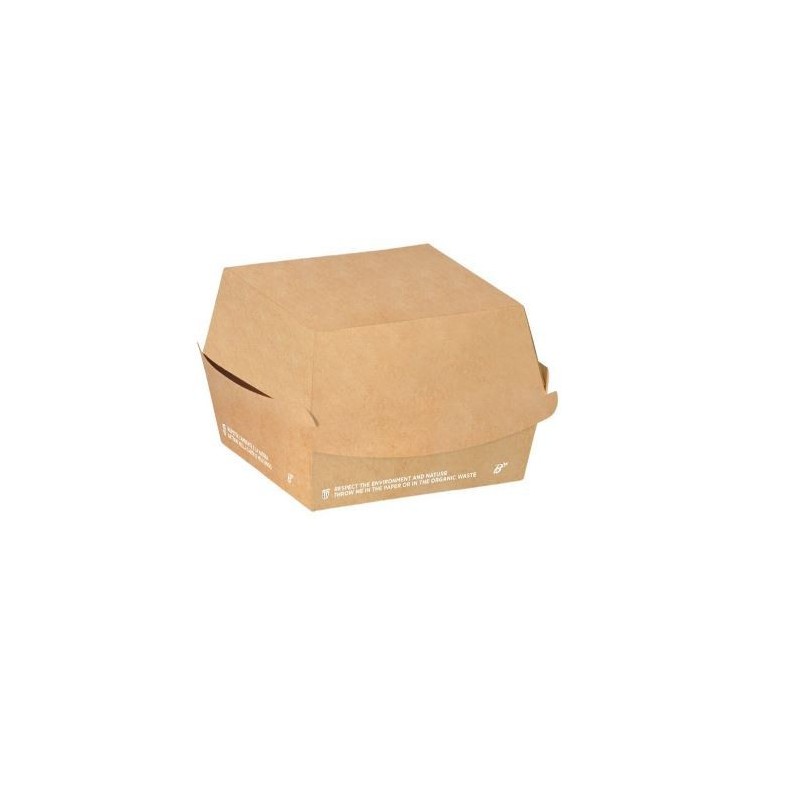Ecobioshopping - Étui à sandwich Moyen 12x12x7 cm - 50 pièces - 627-65