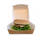 Ecobioshopping - Étui à sandwich Moyen 12x12x7 cm - 50 pièces - 627-65